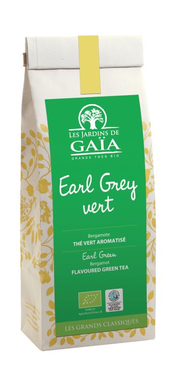 Jardins De Gaïa -- EOL Thé vert bio earl grey (bergamote) - 100 g